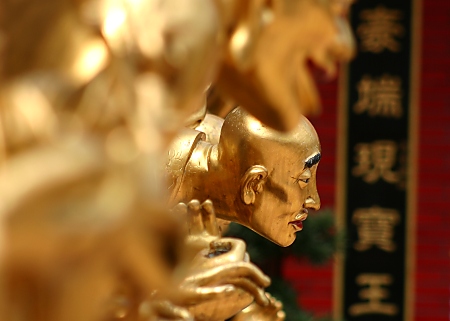 Statues at the 10,000 Buddah Monastery, Sha Tin