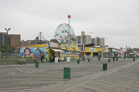 Coney Island's boardwalk