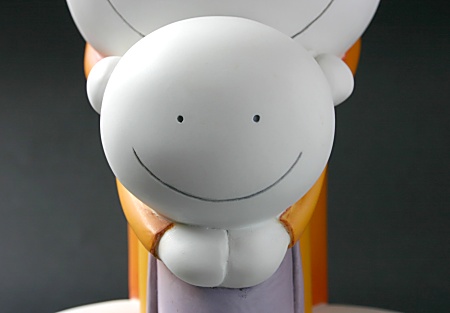 Closeup of Small in the Doug Hyde Sculpture Small, Medium, Large