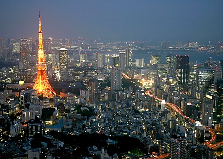 View from the Mori Tower, Roppongi
