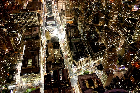 View from the Empire State Building's observatory