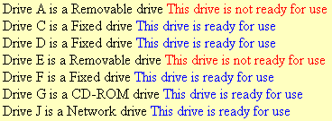 Drive A is not ready