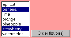 Sample web form