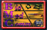 BioMedCom logo (rendered in Bryce 4)