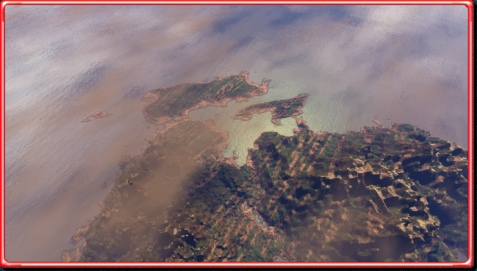 Hazy Coastline