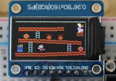 Arduino + TFT Display With Multicolor Sprites (ST7735S 80×160 Module)