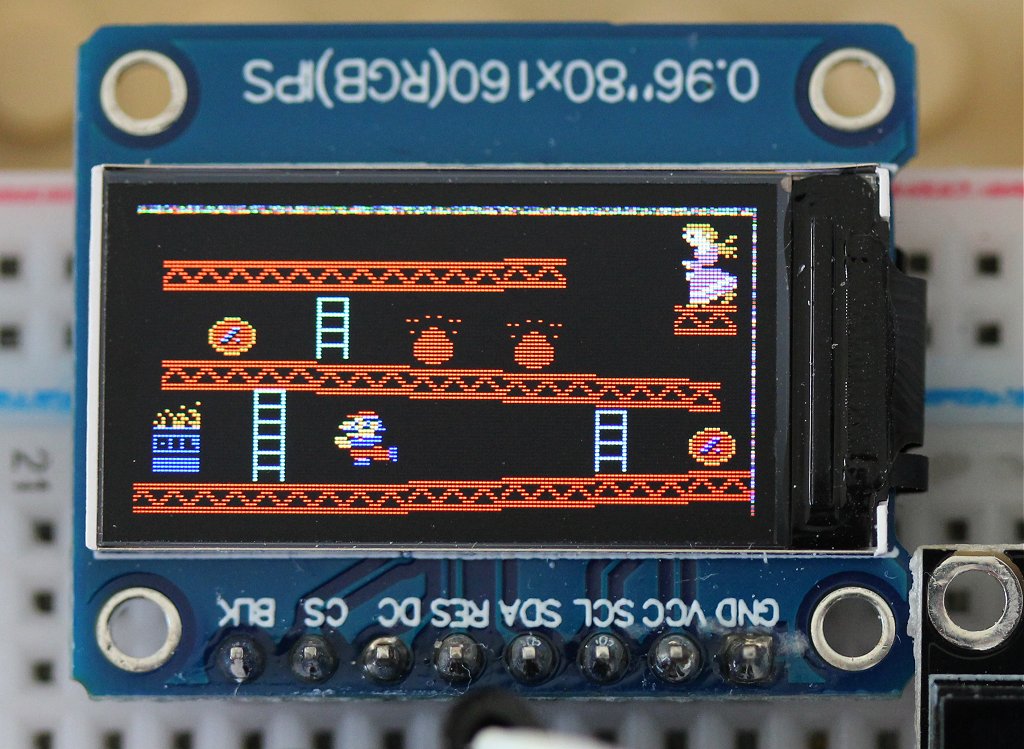 Arduino + TFT Display With Multicolor Sprites (ST7735S 80×160 Module)