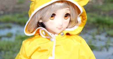 Dollfie Dream bear raincoat set