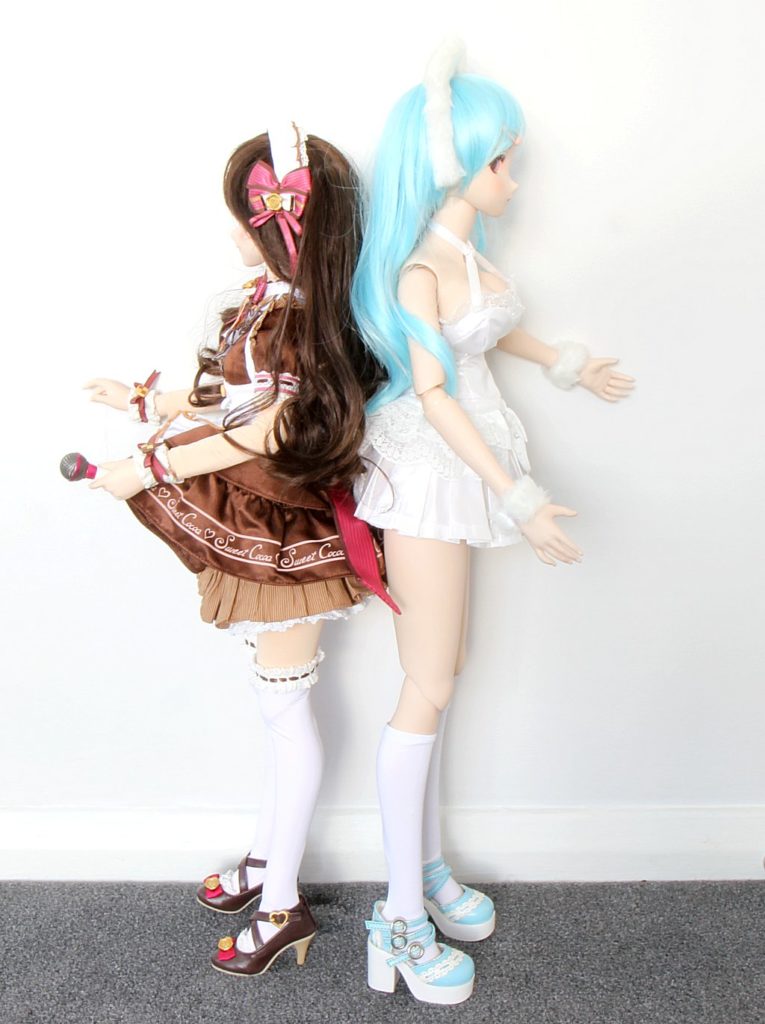 Dollfie DDdy and DDS height comparison