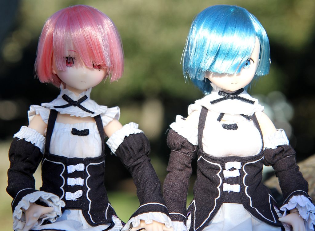 Azone Pureneemo Re:Zero dolls Rem and Ram